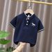 Mother&Kids Stand collar embroidered horse Polo stand collar loose knitting trend_viptrois.com