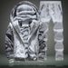 Men's Winter Camouflage Fleece Tracksuit Set - Warm Hooded Zip-Up Jacket With Inner Lining (5XL, Plus Size, Polyester, Outdoor & Casual Wear)_viptrois.com