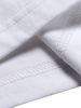 Maglietta Unisex 180g Cotone Puro Girocollo Stampa Digitale Morbida Traspirante Lavabile Taglio Regolare Casual_viptrois.com