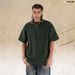 Pure Cotton American High Street Style Short-sleeve T-shirt For Men, Loose Fit Half-sleeve Tee_viptrois.com
