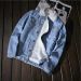 Winter Thick Warm Denim Jacket Male Jean Bomber Jackets Fashion Cowboy Coats Boutique Blue Black Chaqueta Hombre Casual_viptrois.com