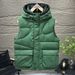 Men's Workwear Autumn Winter New Detachable Hat Cotton Korean Style Trendy Thickened Outerwear Warm Vest_viptrois.com