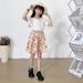 Mother & Kids D's New Children's Skirts Girls Small Floral Skirts Baby Small Floral Waist Skirts Dresses_viptrois.com