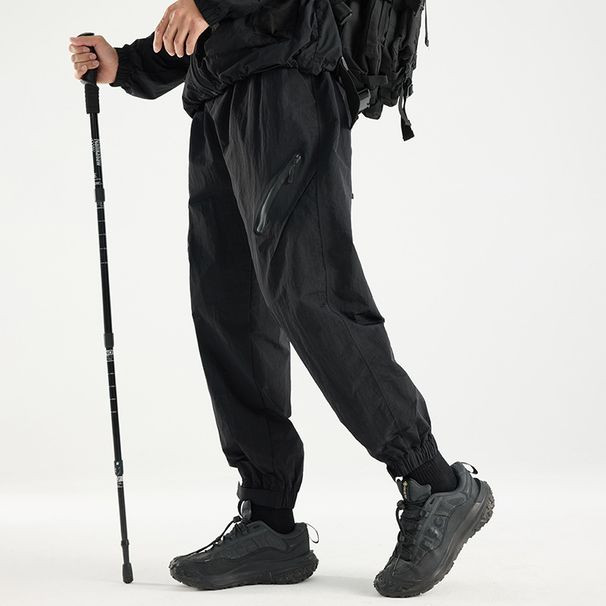 Unisex Cargo Pants – Streetwear Utility Pants With Drawstring Waist & Multi-Pockets (XS-5XL, Black/Green/Coffee)_viptrois.com