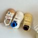 Mother & Kids Children's Open Mouthed Biscuit Shoes Ins Board Shoes, Soft Soles, Versatile Baby Canvas Shoes_viptrois.com