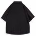 Men's Clothing Men's Summer Cuban Collar Loose Short Sleeved US Dollar Printed Casual Jacket Y2K Street Trend_viptrois.com