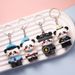 Bag Pendant Cute Panda Keychain, Creative Police Panda Couple Keychain Bag Pendant, Panda Doll Pendant_viptrois.com