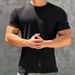 Men's Performance Workout T-Shirt - Quick-Dry Muscle Fit Gym Tee For Running & Basketball (5 Colors, M-3XL)_viptrois.com