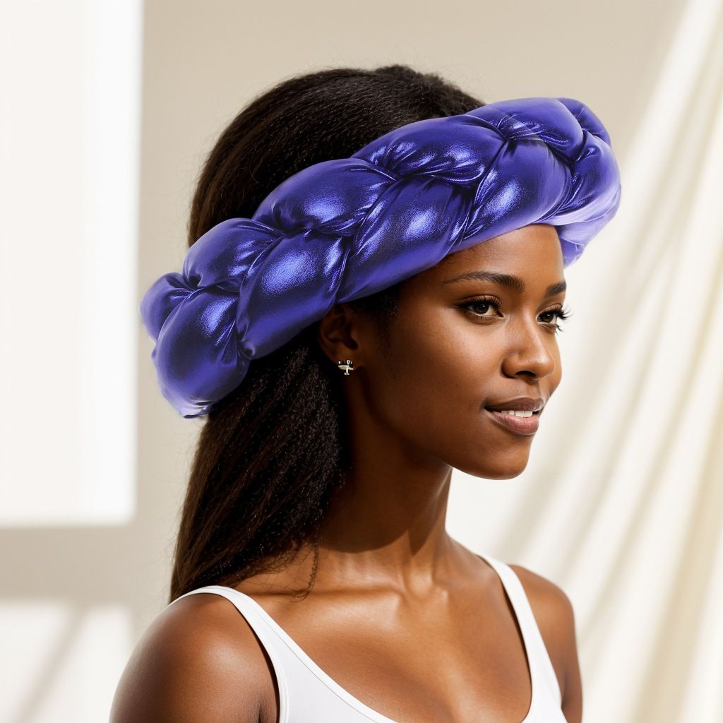 New Twist Braid Muslim Multi Color Elastic Hair Band_viptrois.com