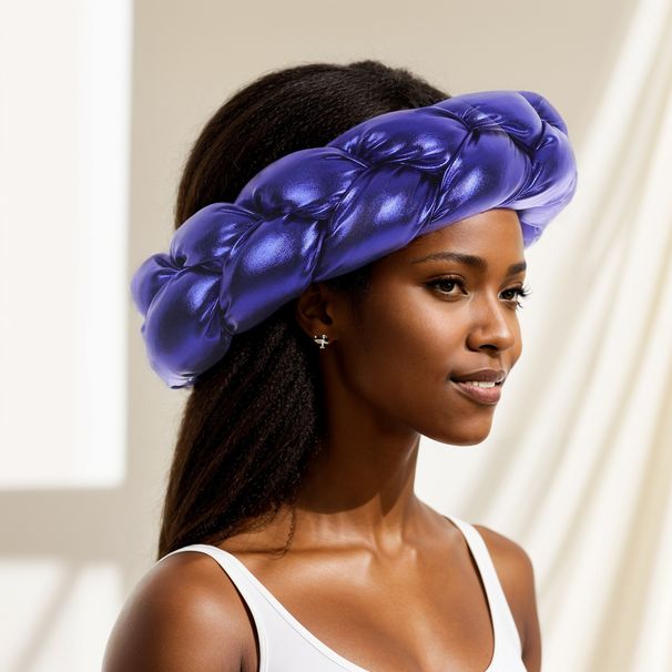 New Twist Braid Muslim Multi Color Elastic Hair Band_viptrois.com