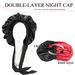 Large double layer silk nightcap with satin hair cap for women with contrasting color satin curly hair cap silk beauty cap_viptrois.com