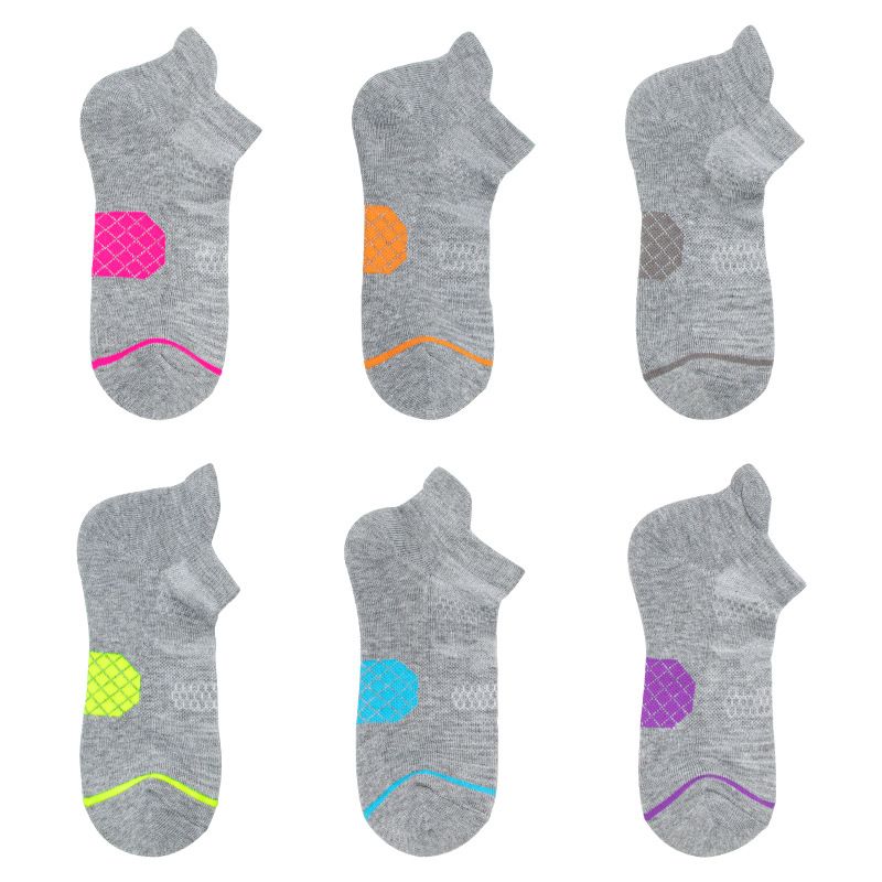 Shoe Accessories Sweat Absorbent Breathable 6 Pairs Of Running Socks Shock Absorbing Towel Bottom Socks Training Fitness Skipping Badminton Socks_viptrois.com