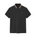Men's Clothing Fashion Trend Men's Summer New Polo Shirt Business Casual Embroidery Korean Version Slim Lapel Short Sleeved T Shirt Cotton_viptrois.com