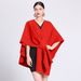 Fashion scarf shawl outside cape cape cape large size knitted cardigan loose coat women_viptrois.com