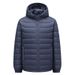 Men’s Lightweight Down Jacket – Warm Winter Coat With Detachable Hood, Slim Fit & Stylish For Cold Weather_viptrois.com