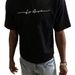 Men's Breathable Cotton T-Shirt Summer High Street Minimalist Casual Tee with LA Print Short Sleeve Top_viptrois.com