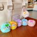Creative Rainbow Elf Cute Student Bag Cartoon Ornaments Gift Net Red Plush Pendant Keychain Accessories_viptrois.com