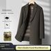 Pulse 2025 New Men's Thickened Double-Sided Wool Coat Mid-Length Detachable Down Liner Suit Collar Jacket_viptrois.com