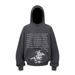 Trendy Knight Character Print Hoodie Loose Fit Men's Spring Autumn Casual Niche Pullover_viptrois.com