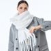 2025 Autumn Winter New Seahorse Hair Korean Style Atmosphere Scarf For Women Versatile High-end Feel Solid Color Neck_viptrois.com