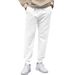 Men's Waffle Knit Jogger Pants - Breathable Stretch Casual Trousers For Sports & Lounge, Solid Colors (Navy/Black/Gray/White/Khaki/Olive) S-XXXL_viptrois.com
