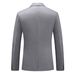 Solid color men's casual blazer_viptrois.com