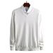 Autumn And Winter V-neck Sweater, Slim Fit Long Sleeved Knitted Sweater, Warm Base Sweater, Knitted Sweater_viptrois.com