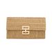 Bohemian Vacation Woven Hand-held Bag Popular Flip Bag Straw Woven Bag Envelope Bag Suitable For Dating And Shopping_viptrois.com