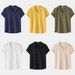 Men's Clothing Cotton And Linen 2024 New Summer Cotton And Linen Short-sleeved Shirt Men's Linen Casual Half-sleeved Cardigan Shirt Thin Shirt Men_viptrois.com