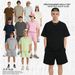 Trendy Brand 240g Solona Mint Short-sleeved T-shirt Men's Technology Sunscreen 5A Antibacterial Cool Top_viptrois.com