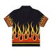 Men's Clothing INS High Street Retro Light Luxury Shirt Short Sleeve Men Spring And Summer Teenagers Leisure Flame Cuban Collar Shirt_viptrois.com
