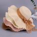 Korean version new summer women's shading, sun protection, breathable straw outdoor lace bow wave beach hat trend_viptrois.com
