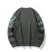 Loom Loom Spring Style Lazy Pullover Crew Neck Sweatshirt For Men Ins Trend European And American High Street Fashion Loose Plus_viptrois.com