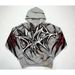 Men's Clothing American Style High Weight Trendy Brand Top Sweatshirt Printed Pattern Pullover Sweatshirt Street Punk Hooded Sweatshirt_viptrois.com