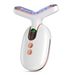 Neck EMS micro current beauty lifting, tightening, and rejuvenating skin color light facial massage device_viptrois.com