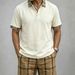 Men's Clothing Men's Summer Shirt And Plaid Shorts Set Casual Two-Piece Outfit Style For Formal & Casual_viptrois.com