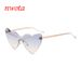 New Frameless Trimmed Love Sunglasses Internet Celebrity Ins Same Street Shooting Sunglasses Cross Border Trend Glasses_viptrois.com