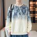 2025 Spring/Autumn New Men's Casual Versatile Youth Handsome Long Sleeve T-Shirt Round Neck Hoodie Pullover_viptrois.com