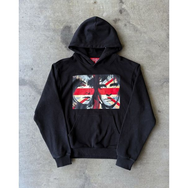 Men's Clothing Personality Dark Print Sweater Long Sleeved Pullover Hoodie Retro Jacket Street Trend European And American Ins_viptrois.com