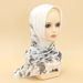 Women's Hijab hot selling chiffon national style round mouth triangle scarf ladies headscarf gauze scarf pullover headscarf scarf_viptrois.com