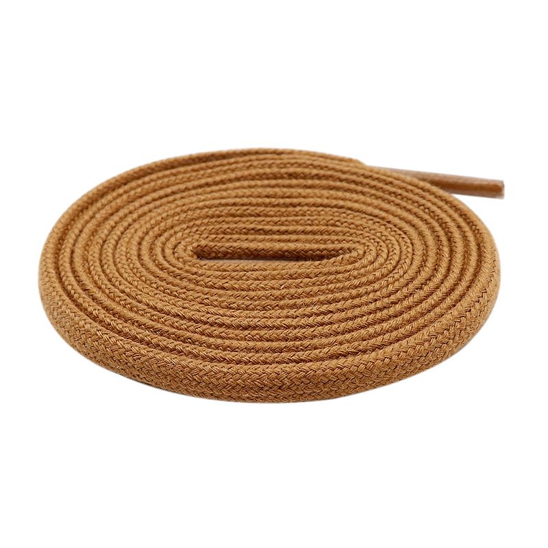 Shoelace Flat Solid Color Double Layer Terylene Cotton Shoe Accessories_viptrois.com