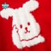 "Luxury Plush Rabbit Jacquard Sweater – Cozy Fleece-Lined Knit With Floral Embroidery, Soft High-End Pullover For Women, Elegant Turtleneck"_viptrois.com