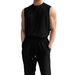 Men's Clothing Popular European Size Large Size Sports Waistcoat Vest Suit Men's Sleeveless T Shirt Trousers Quick Drying Summer_viptrois.com