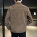 Autumn Winter Jacket Men 2024 New Style Cool Trendy Brand High-end Feel Turn-down Collar Suede Spring Outerwear Men's_viptrois.com