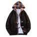 Loom Cross-Border European Version Cardigan Trendy New Auumn Winer Casual Hooded Sweaer Men's Knied Base_viptrois.com