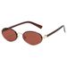 2025 New Retro Metal Oval Frame Sunglasses, Advanced Hong Kong Style Sunscreen, Too UV-proof Yang Glasses_viptrois.com