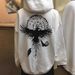 European And American New Printed Viking Viking Hooded Sweater Over Size Loose Hoodie_viptrois.com