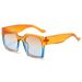 Dopamine Sunglasses For Women - UV400 Large Square Frame With Wide Legs (Trendy 2025 Design, Small Face Fit)_viptrois.com