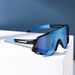 Men's Glasses Cycling Large Frame One Piece Dazzling Color Sunglasses European And American Anti Ultraviolet Cycling Sunglasses Outdoor Sports Glasses_viptrois.com