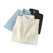 Men's Clothing Summer New Thin Texture High Grade Short Sleeved Shirt Men And Women Neutral Hollow Trend Ice Silk Sun Protection Clothing Jacket_viptrois.com